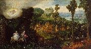 Herri met de Bles Landscape with the Flight into Egypt oil painting